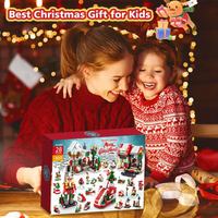 2026 bricolage nouvel an cadeau jouets cadeau Miniature 24 jours compte à rebours calendrier de l'avent boîtes pour noël blocs de construction ensembles