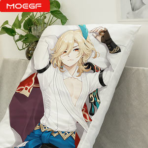 Almohada Corporal de Lujo Genshin Impact de 150x50cm con Diseño de Personajes de Dibujos Animados Personalizado, <span class=keywords><strong>Hu</strong></span> <span class=keywords><strong>Tao</strong></span>/<span class=keywords><strong>Raiden</strong></span> <span class=keywords><strong>Shogun</strong></span>/Personaje, Tejido Tricot de Doble Cara - Product Image 5