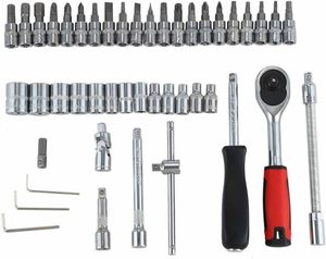 216 Piece Professional Mechanic <b>Tool</b> Suit Durable Carbon Steel Ratchet Wrench Socket Screwdriver for Repair Vehicles - Product Image 2