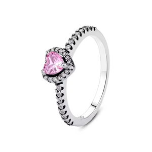 Anelli Originali in Argento Sterling 925 per Donne, <span class=keywords><strong>Anello</strong></span> a Cuore per Fidanzamento e Matrimonio, Gioiello di Lusso in <span class=keywords><strong>Oro</strong></span> <span class=keywords><strong>Rosa</strong></span>, Regalo - Product Image 6