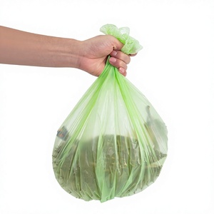 Grands sacs poubelles plats en plastique, sacs poubelles surdimensionnés pour les grands bacs, pour l'élimination des déchets lourds - Product Image 5
