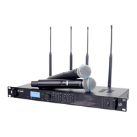 Nouveau niveau de performance Signaux RF Micro système sans fil numérique professionnel Microphone dynamique ou à condensateur