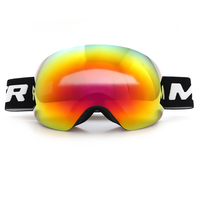 Yijia Optique Ski Neige Lunettes OTG UV400 Protection Anti Brouillard Ski Patinage Snowboard Snowboard Lunettes pour Hommes Femmes Jeunes