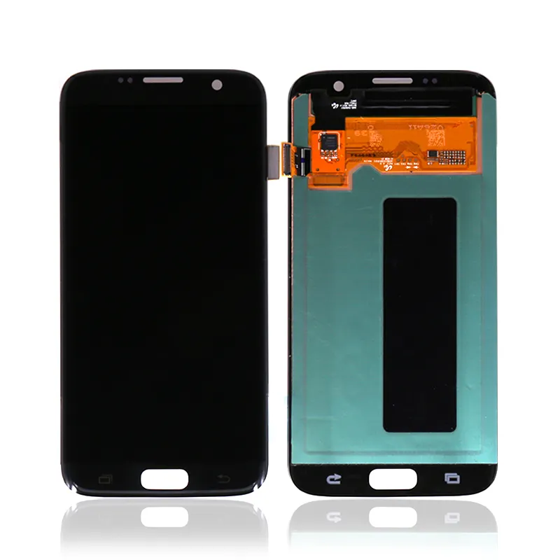 Suku Cadang Penggantian Digitizer Layar Sentuh, Layar LCD G930 G930F untuk SAMSUNG Galaxy S7 LCD G930F 5.1 Inci