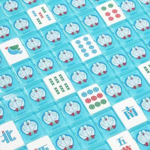Ensemble de mahjong américain de luxe portable sur mesure, sur le thème de Doraemon, en acrylique, avec 160 tuiles en acrylique - Product Image 2