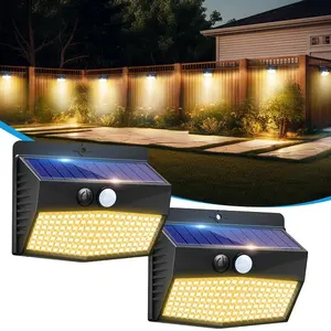 Ip65 impermeabile casa Led solare luce sensore di movimento all'aperto lampada solare parete di sicurezza luce 138 Led luci solari