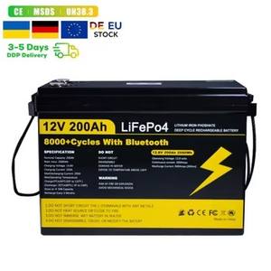 Batteries au lithium PL STOCK 12V 100Ah 200Ah pour le camping/les situations d'urgence, design léger, garantie 5 ans - Product Image 1