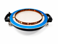 Diaphragme de tweeter de haute qualité 65 mm, bobine vocale en film composite de titane pour accessoires de haut-parleur à compression