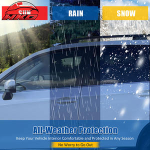 Pare-soleil en acrylique pour Subaru Forester 14-18, déflecteurs de pluie et de soleil intégrés au profilé de la fenêtre - Product Image 4