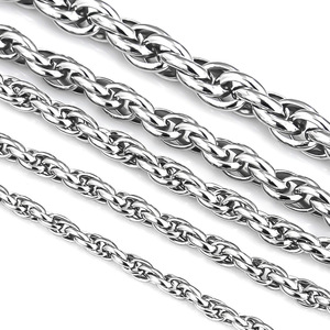 Collares de <span class=keywords><strong>Cadena</strong></span> de Acero Inoxidable Impermeables para <span class=keywords><strong>Hombre</strong></span>/Mujer, Accesorios de <span class=keywords><strong>Cadena</strong></span> Gruesa al por Mayor para el Cuello, Joyería de Moda Diaria - Product Image 2