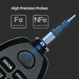 HEDAO TC00 spessimetro rivestimento automobilistico 0.1 Micron/0-1300 in acciaio inox <span class=keywords><strong>Pin</strong></span> Tester pellicola per rivestimento auto - Product Image 3