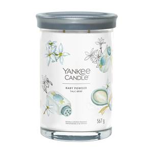 Vela Yankee Candle - Vaso Grande con 2 Mechas, Aroma a Talco para Bebé - Product Image 1