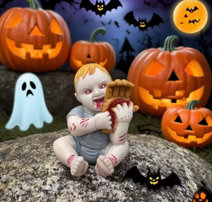 Figurines créatives en résine pour bébé Halloween Atmosphère terrifiante pour maison hantée Décorations pour la maison Produit artisanal transfrontalier - Product Image 3