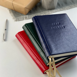 Journal en cuir fait main, carnet personnalisé, carnet de poésie, carnet de croquis, planificateur, livre d'écriture, notes quotidiennes, cadeau créatif, design élégant - Product Image 4