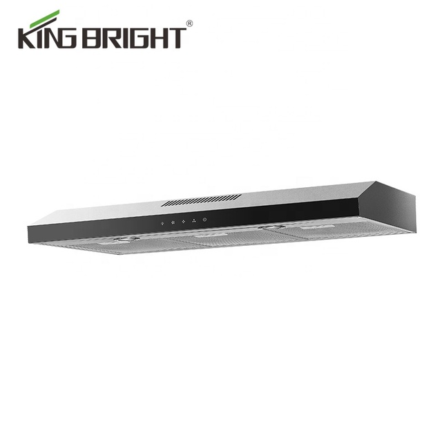 High Quality 90cm Stainless Steel Touch Control Cooker Hood Kitchen Slim Range Hood Exhaust Hood