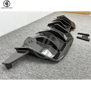 Diffuseur arrière en fibre de carbone de style PT, finition brillante, haute qualité, pour Lamborghini Huracan EVO - Product Image 6