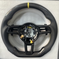 Volant sport en cuir pleine fleur GZYLC pour Porsche CARRERA GT 991 911 992 Porsche Cayenne Coupé Personnalisé