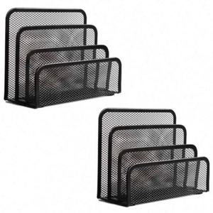 Best Selling Products High Quality Home School Metal <b>Mesh</b> File Magazine Holder <b>Mesh</b> Desk Mail Organizer Letter Tray - Product Image 3