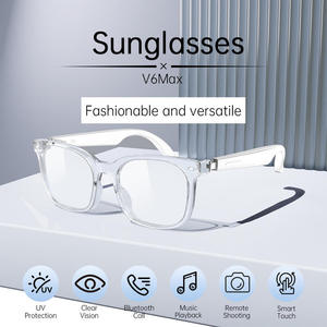 Lunettes de soleil intelligentes V06 MAX avec caméra, traducteur vocal IA et fonction d'enregistrement vidéo, connectivité Wi-Fi - Product Image 3