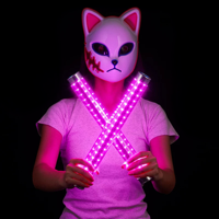 Accessoires de costume lumineux personnalisés 2026 avec chapeau de cowgirl lumineux pour enterrement de vie de jeune fille et interaction lumineuse interactive avec la foule de concert
