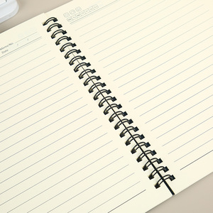 Carnet à spirale Yangbang A5, style simple, reliure à anneaux en fer, 50-100 pages, papier Daolin, pour notes de réunion, études étudiantes - Product Image 2