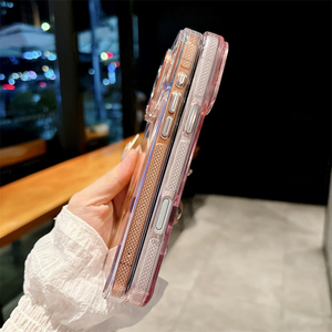 เคสโทรศัพท์กันกระแทก PC TPU พร้อมกรอบกล้องเพชร รองรับการชาร์จไร้สาย สำหรับ iPhone 17 Air Pro Max 16 15 14 13 12 Plus - Product Image 5