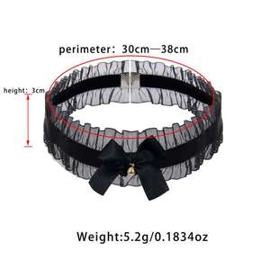 5 pièces/ensemble Jouets sexuels en dentelle pour femmes Pinces pour oreilles, seins et tétons & Plug anal en queue de renard Équipement de bondage érotique pour fille Xxxx Vidéos xxx - Product Image 3