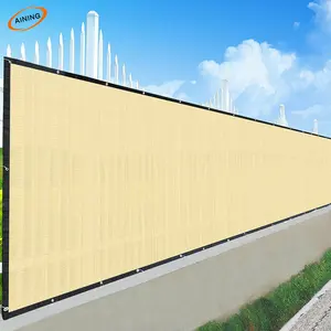 185 gsm Balcony Windbreak Net Shade Cover Mesh Fabric Fireproof Fence Privacy Screen