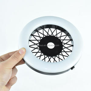 Coloré narguilé lumière Led anneau lampe grille trou rond boucle Shisha discothèque Bar fumer fête atmosphère - Product Image 6