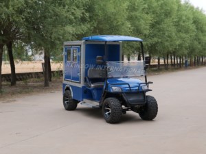 CE 승인 2 인승 골프 버기 전기 카트 하우스 키핑 골프 카트 화물 상자 폐쇄 트럭 - Product Image 4