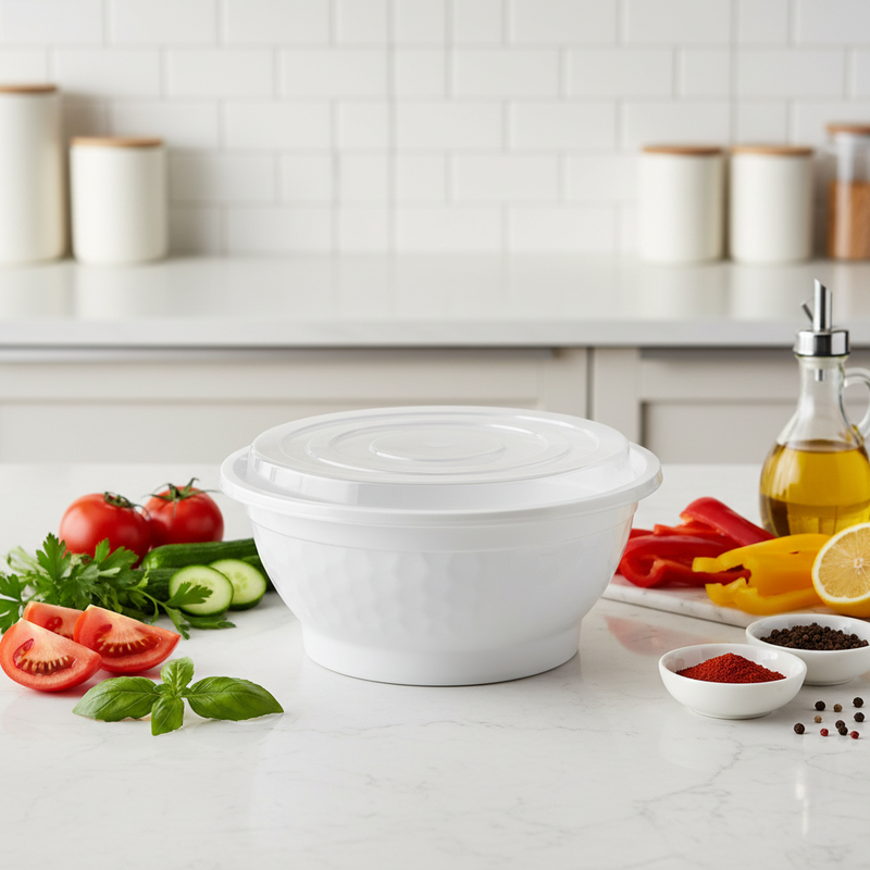 Tiya PP Plastic Disposable Noodle Bowl