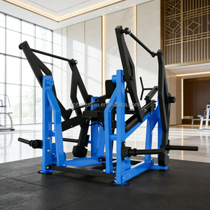 Macchina <span class=keywords><strong>per</strong></span> il sollevamento pesi a remi (Rowing Machine) con carico a piastre in acciaio <span class=keywords><strong>per</strong></span> palestra, attrezzatura sportiva <span class=keywords><strong>per</strong></span> allenamento della forza, con focus sull'allenamento del petto - Product Image 4