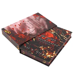 Luxury Foil Stamping Book Make Publishing Books Printing Services Customized Printing Hardcover Books with Slipcase