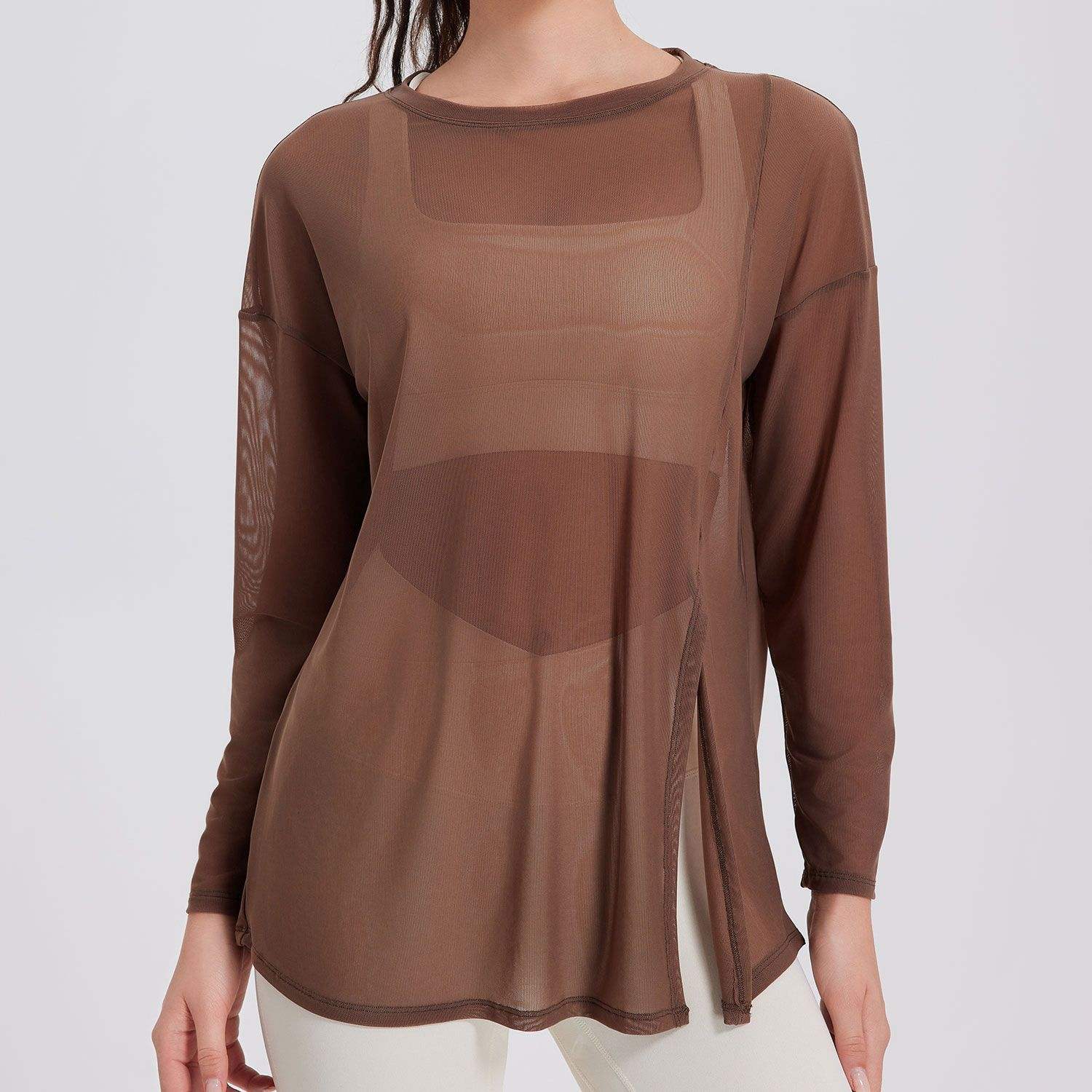 สีน้ำตาล