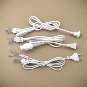 Ac Power Cord Nema Plug <b>Copper</b> Wire <b>Stripped</b> End Home Appliance Use - Product Image 1