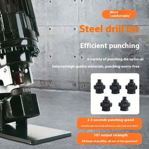 Nouvelle presse à poinçonner automatique pour acier profilé et fer plat, avec pompe et moteur, pour usine de fabrication - Product Image 5