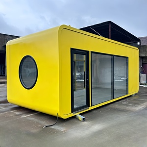 Al Aire Libre prefabricado 2 nieve pequeña casa modular portátil Oficina café jardín Camping doble cubierta Apple cabina para Resort Hotel - Product Image 2