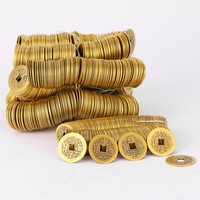 Monedas Antiguas de Aleación de Latón de los Cinco Emperadores de 2.4cm, Regalo Unisex, Joyería Coleccionable Cultural