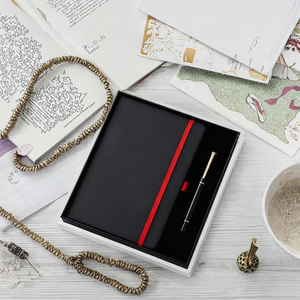 Persol Hot-Selling Customizable A5 <b>Notebook</b> Business Gift <b>Set</b> Metal Ballpoint Pen Letterpress Printing Logo Promotion Gift - Product Image 3