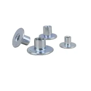 Fastener Supplier T-Type Welding Nut Zinc Plate Round Bottom Flat Head T-Nut