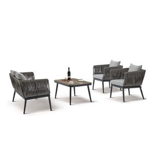 Meubles de patio de jardin extérieur usine Nouveau style Offre Spéciale Ensemble chaise et table canapés en corde de haute qualité <span class=keywords><strong>à</strong></span> des prix abordables - Product Image 4