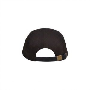 Casquette de camping vintage américaine à 5 panneaux, réglable, à visière incurvée, tendance, brodée à la main avec patch en caoutchouc, pour l'extérieur et la protection solaire - Product Image 3