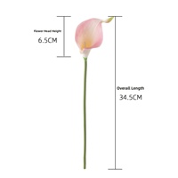 L-R239 voor hoogwaardige Calla Lelie PU kunstbloem, decoratie voor thuis, bruiloft, feesttafel, bruidsboeket, Valentijnsdag