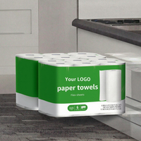 Toallas de Papel de Cocina Desechables de Alta Calidad, Hechas de Pulpa de Bambú Nanbo, con Gran Absorción de Aceite, para Cocinar
