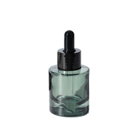 Flacon compte-gouttes rond en verre brun personnalisé, anti-lumière, 15ml, 20ml, 30ml, 40ml, 50ml, pour emballage de gouttes ophtalmiques, huiles essentielles et sérums
