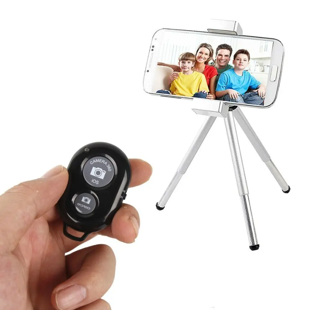 Blue-teeth Remote Control Button Wireless Controller Self-Timer Camera Stick Shutter Release Phone Monopod Selfie for ios