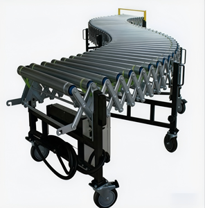 Sistema di trasporto a rulli flessibili a gravità per il trasferimento di cartoni e <span class=keywords><strong>la</strong></span> gestione del flusso in magazzino nell'industria della logistica - Product Image 1