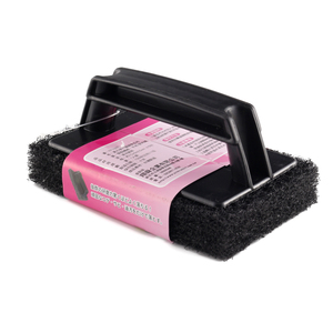 Éponge de nettoyage en acier inoxydable noire, pour casseroles et poêles, fournitures de nettoyage quotidien pour la cuisine - Product Image 1
