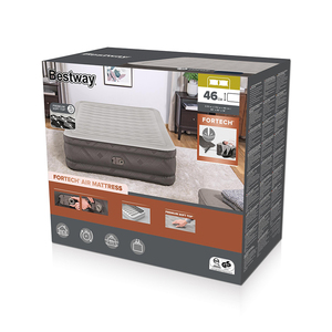 Colchón Inflable Portátil <span class=keywords><strong>Bestway</strong></span> 69050 <span class=keywords><strong>de</strong></span> PVC, Plegable, para Interiores y Exteriores, para <span class=keywords><strong>Dormir</strong></span> al Aire Libre, con Bomba Integrada - Product Image 4