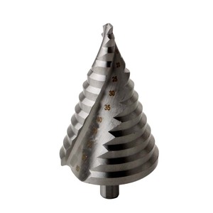Spiral Flute <b>Step</b> <b>Drill</b> Bit 6-60Mm Wood Drilling Silver Finish - Product Image 3
